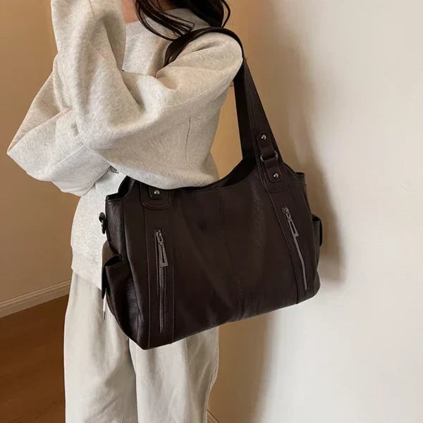 NOEMIE™ - Classic Leather Tote Bag