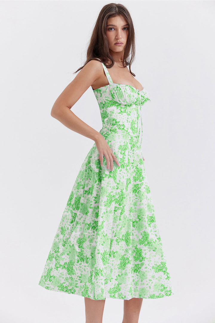 ELENA™ – Chic Corset Milkmaid Dress