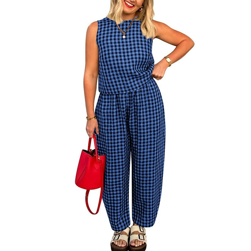 QACHA™ - Lightweight Casual Sleeveless Two-Piece Loungewear