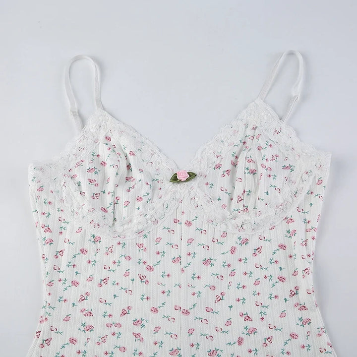 JOY™ – Dreamy Floral Sleeveless Bodysuit