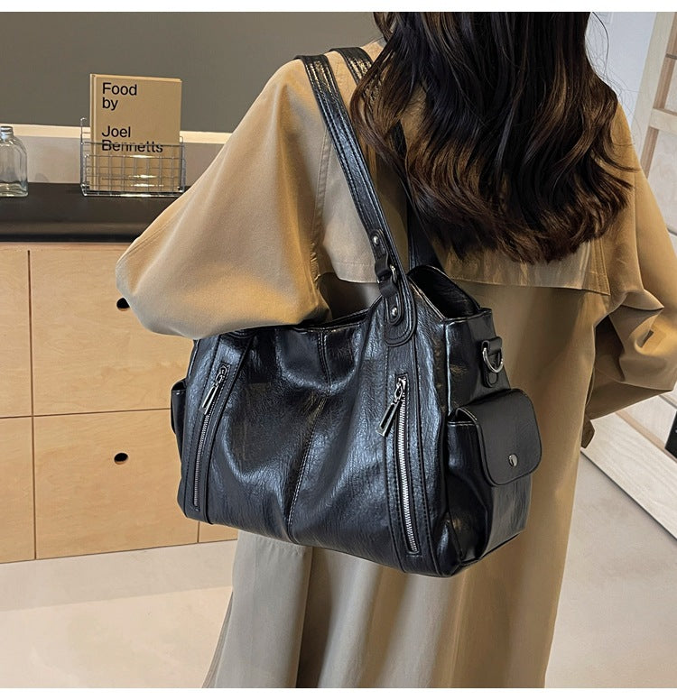 NOEMIE™ - Classic Leather Tote Bag